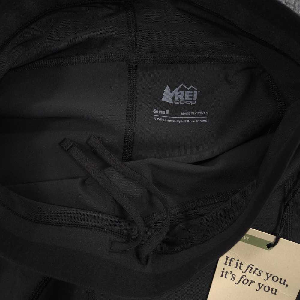 REI Active Pursuits Tights Unisex Small Black Pockets Performance 27" Inseam NEW - Picture 10 of 14
